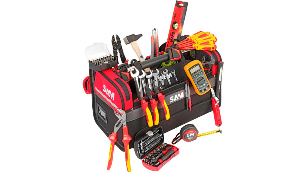 CP-ELEC1 | SAM 125 Piece Electrician Tool Kit Tool Kit with Box