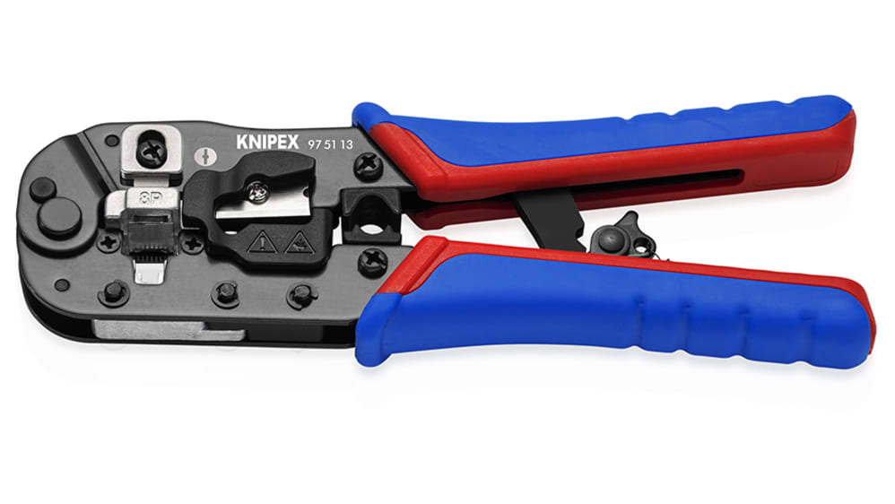 97 51 13 | Knipex 97 3.3 mm Crimp Tool for RJ45 Connectors | RS