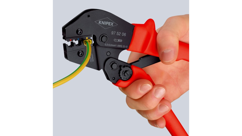 Knipex 圧着工具, ワイヤ寸法:26 → 14AWG, 圧着工具, 97 Knipex 圧着工具, ワイヤ寸法:26 → 14AWG, 圧着工具, 97
