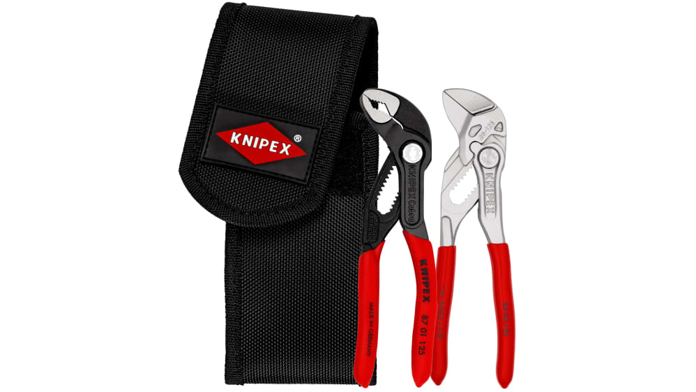 00 20 72 V04 Knipex 2-Piece Plier Set, Straight Tip, 153 mm - Main Image