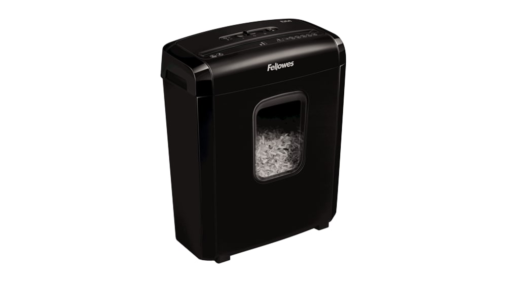 Fellowes Powershred 6M Aktenvernichter, Mini-Ausschnitt, 6 Blatt, 13L