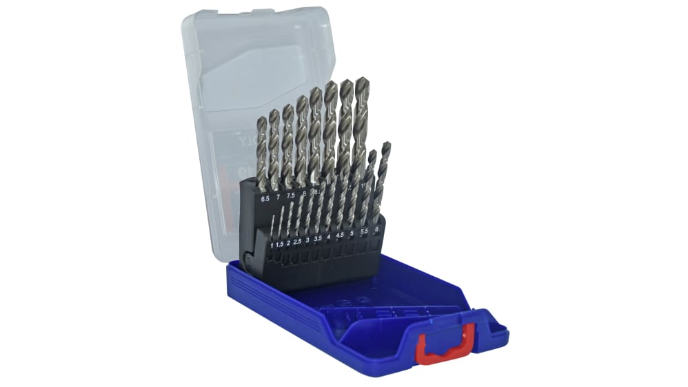 Perceuse Métal Professionnel TIVOLY 11453010700 – Foret HSS Rectifié Cylindrique TSX Série Foret Acier Série Courte Queue 13mm