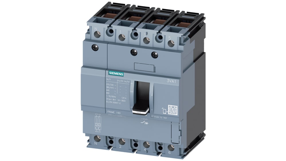 Interruttore Scatolato Square D EDB34125 - 125A, 3 Fasi, 480V - Nuovo