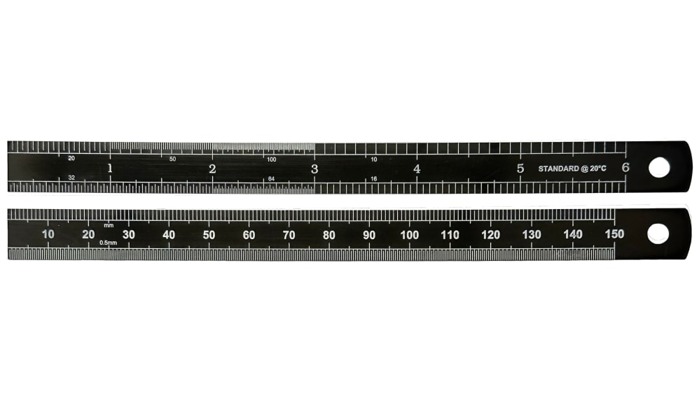 Lettura Del Righello Metrico Righello Di Precisione Righello Di