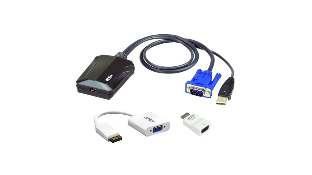 Aten USB B to HDMI Adapter, USB 2.0, 1 Supported Display(s) - 1920 x 1200 @  60Hz