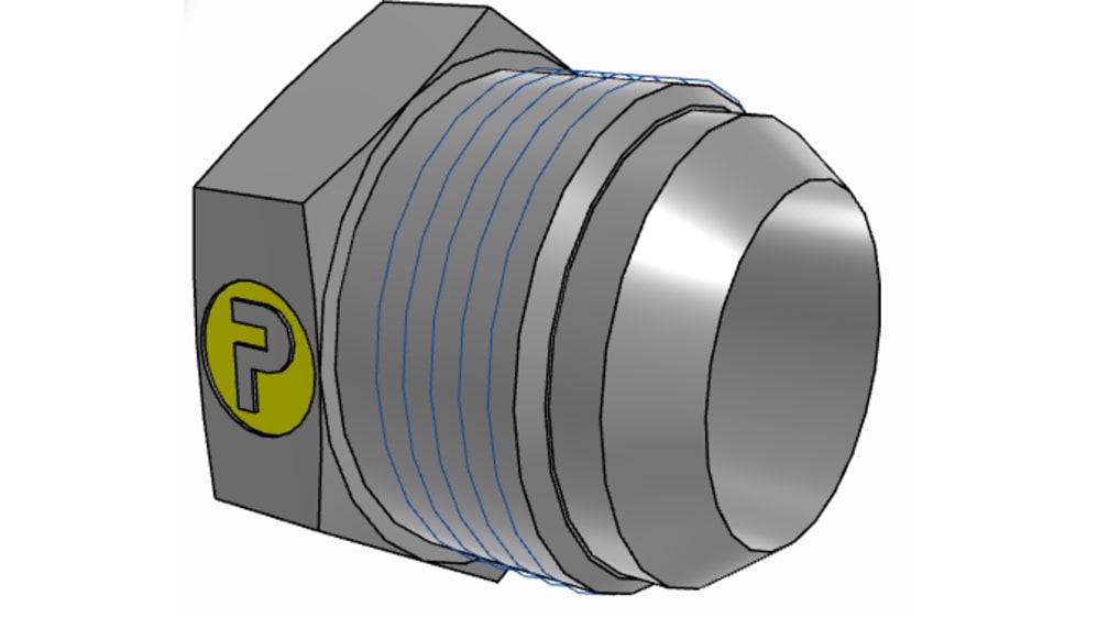 16PNMTXS | Parker Plug 25mm x 34mm | RS