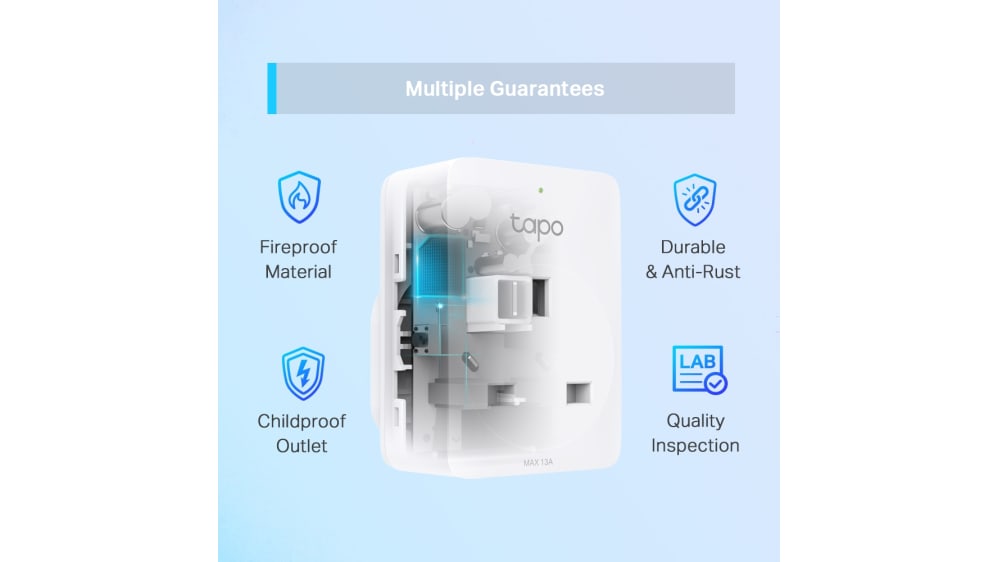 Enchufe Inteligente Tapo P100 Wifi Smart Plug 1 Unidad Tp-link