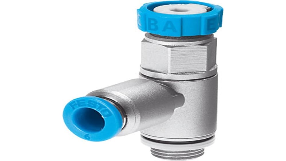 GRLSA-1/4-QS-8 | Festo Manual Exhaust Air One Way Flow Control 