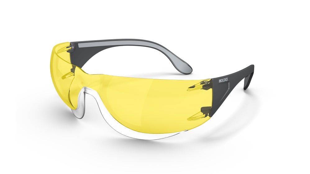 140101 Moldex ADAPT Anti-Mist UV Safety Glasses, Yellow