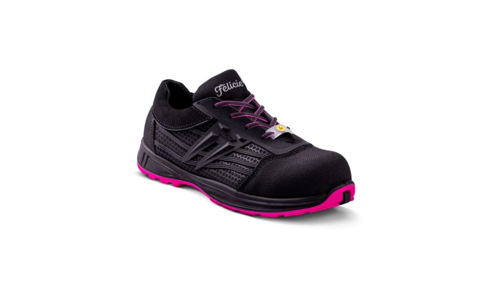 ERBN336 Gaston Mille ERBN3 Women's Black/Pink Aluminium Toe