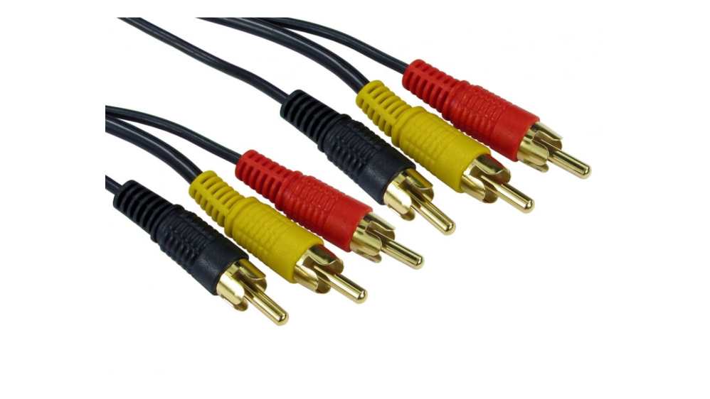 Duttek Cavo USB a RCA, da AV a USB, USB 2.0 Femmina a 3 RCA Maschio