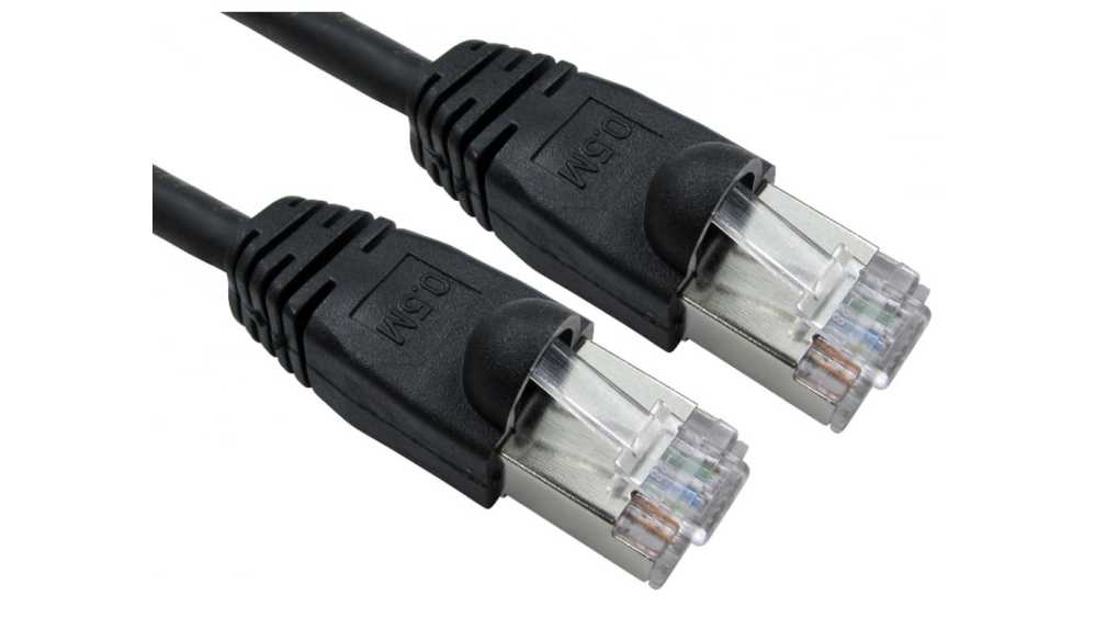 RS PRO Cat6 イーサネットケーブル, 30 m, 黒 RJ45 オス RJ45 オス