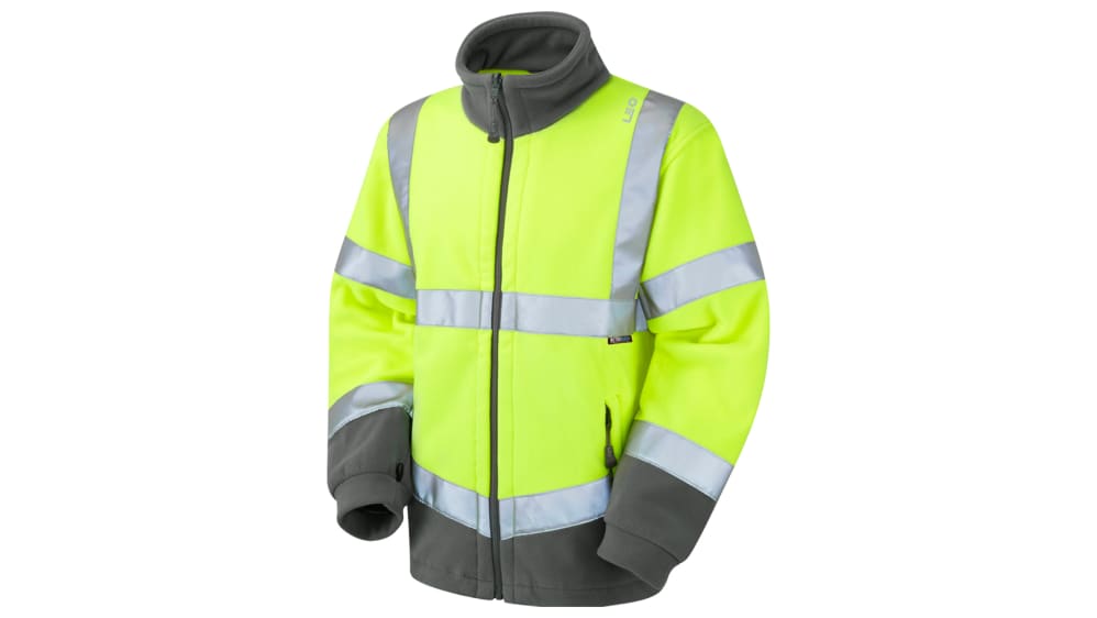 F01-Y-6XL Polaire haute visibilité Leo Workwear, Jaune, Unisexe