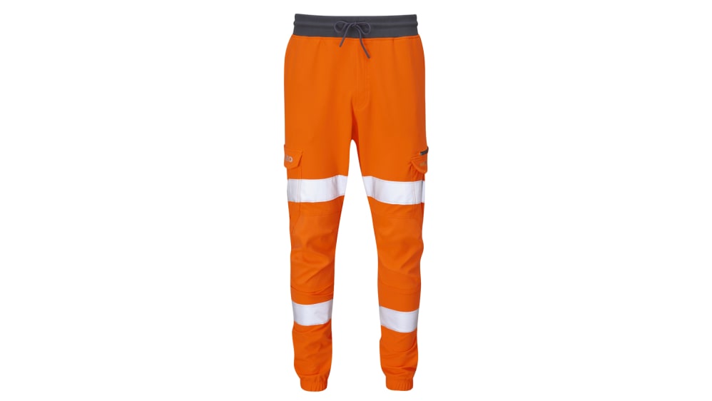 JT01-O-6XLR Leo Workwear JT01-O-LEO Orange Lightweight, Stretchy