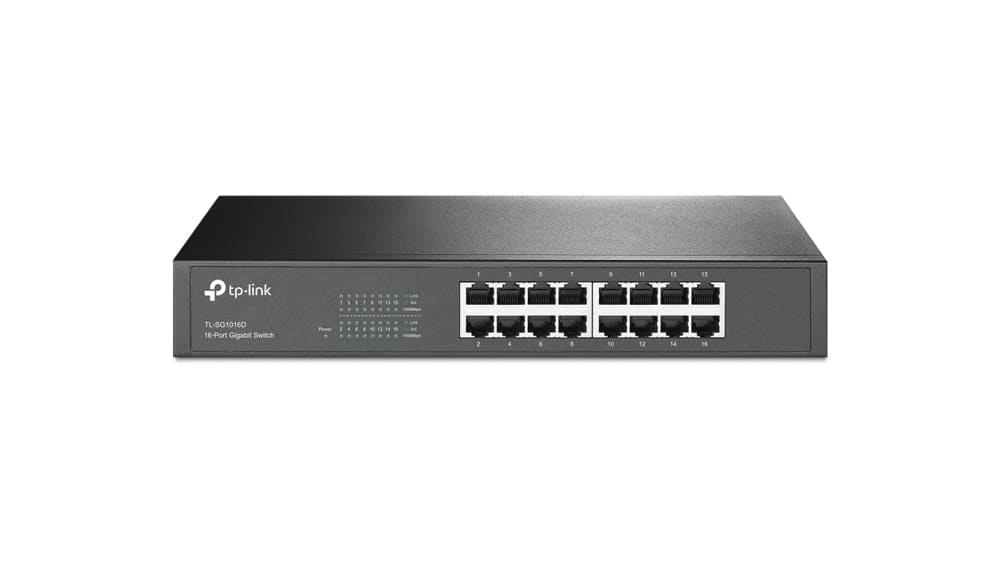 TL-SG1016D | TP-Link TL-SG1016 Unmanaged 16 Port Network Switch | RS