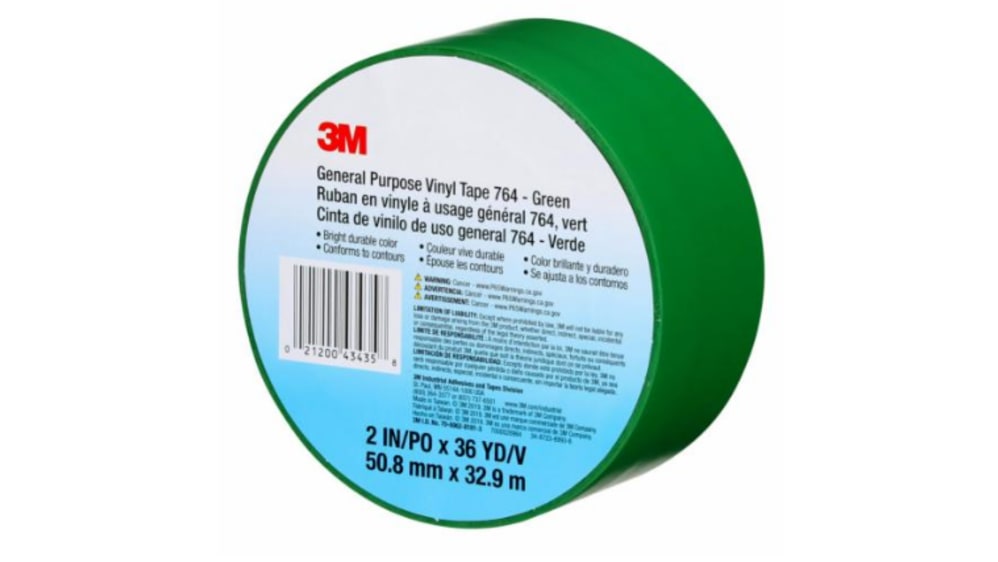 3M White Vinyl Tape 471 Roll 4 in x 36 yd Floor Safety Marking Paint  Alternative