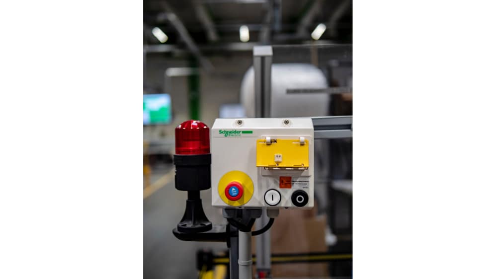 Schneider Electric Zb4bc58009ra Bouton-Poussoir Tête 22 Mm Jaune PBN HRH Environnement Dur Avec Marquage LD RD 90
