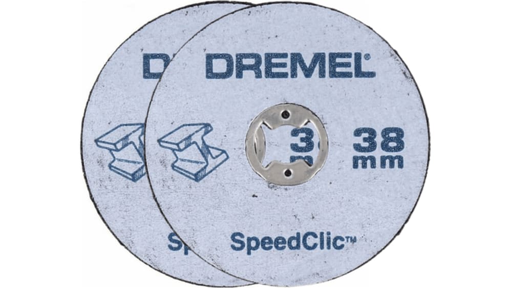 Disque abrasif Dremel SC406, Ø 38mm, par 2