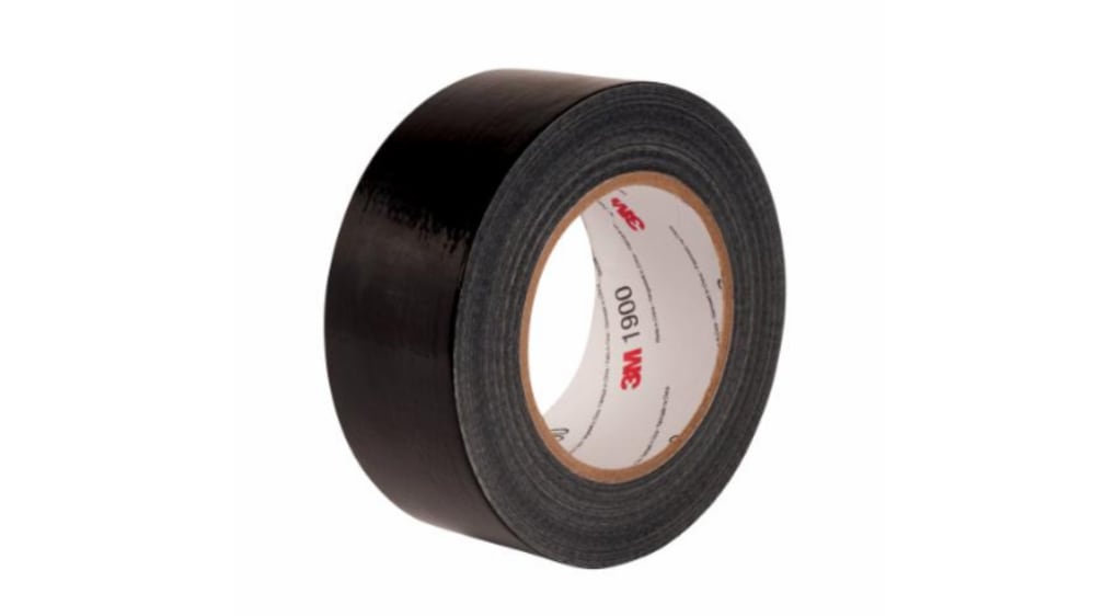 3M VALUE DUCT 1900 Scotch 1900 Duct Tape, 50m x 50mm, Black