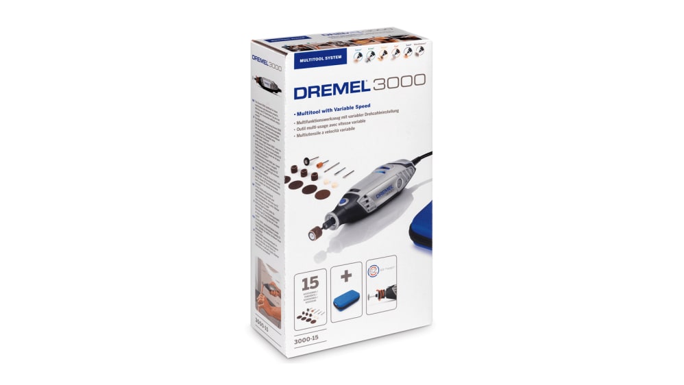 F0133000JA  Outil multifonction Dremel 3000-15, FilaireType C