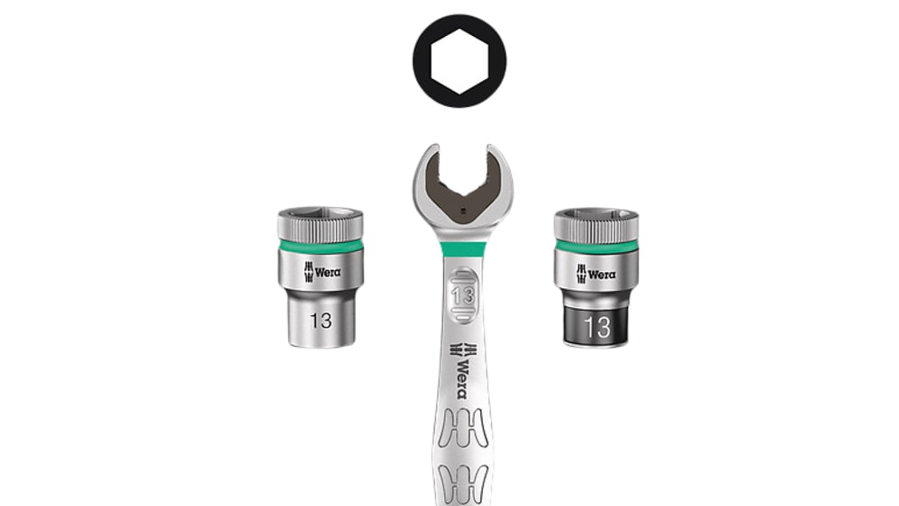 Wera 004046 Zyklop Speed Ratchet 3/8 Drive Metric Set