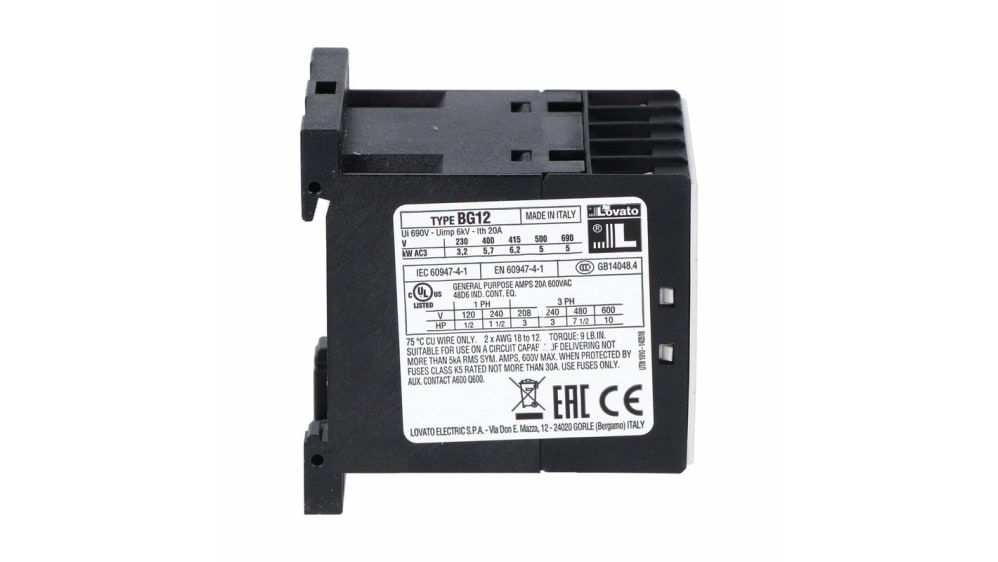 Contattore AC 380V 12A 1 Bobina Nucleo In Rame Normalmente Aperto - Foto 7