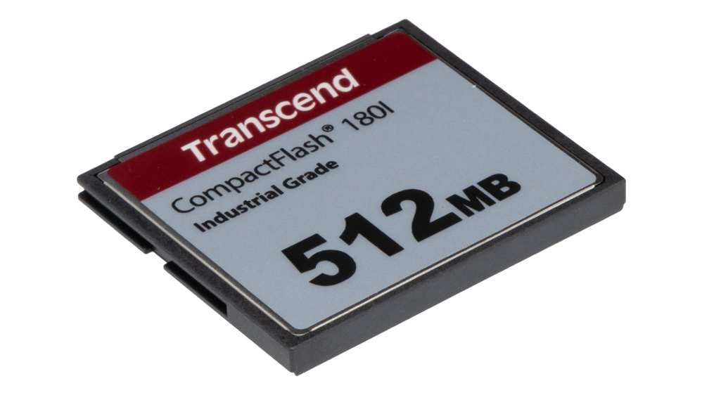 TS512MCF180I | Transcend CF180I Compact Flash Industrial Grade 512 MB SLC Compact  Flash Card | RS