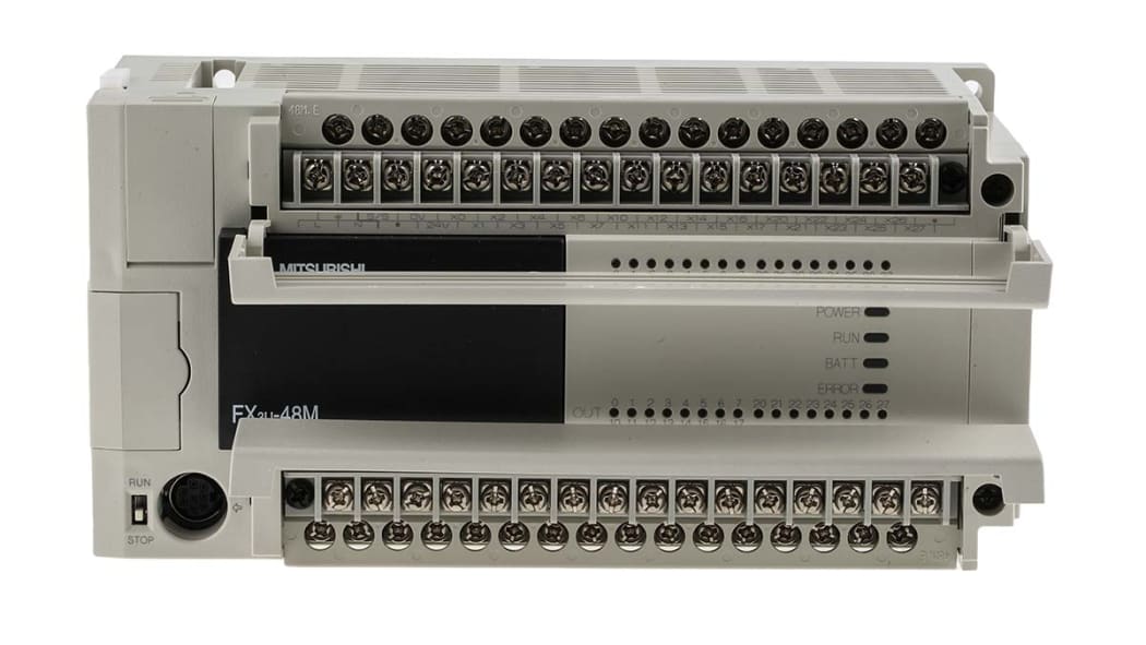 FX3U-48MR/ES | 三菱電機 FX3U ロジックモジュール 100 → 240 V ac 24