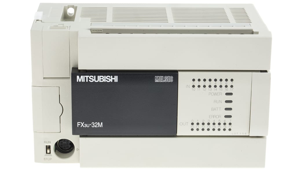 FX3U-32MT/ESS | Mitsubishi FX3U ロジックモジュール 100 → 240 V ac