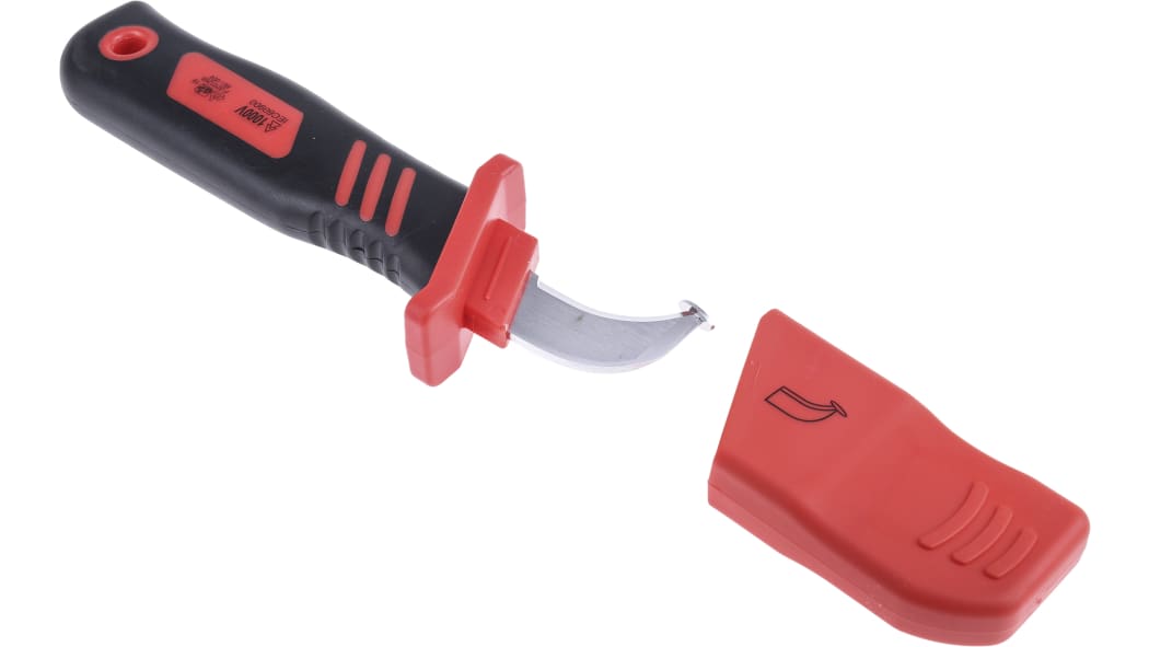 RS PRO Cable Knife, VDE/1000V, 220 mm Overall, 44 mm Blade | RS