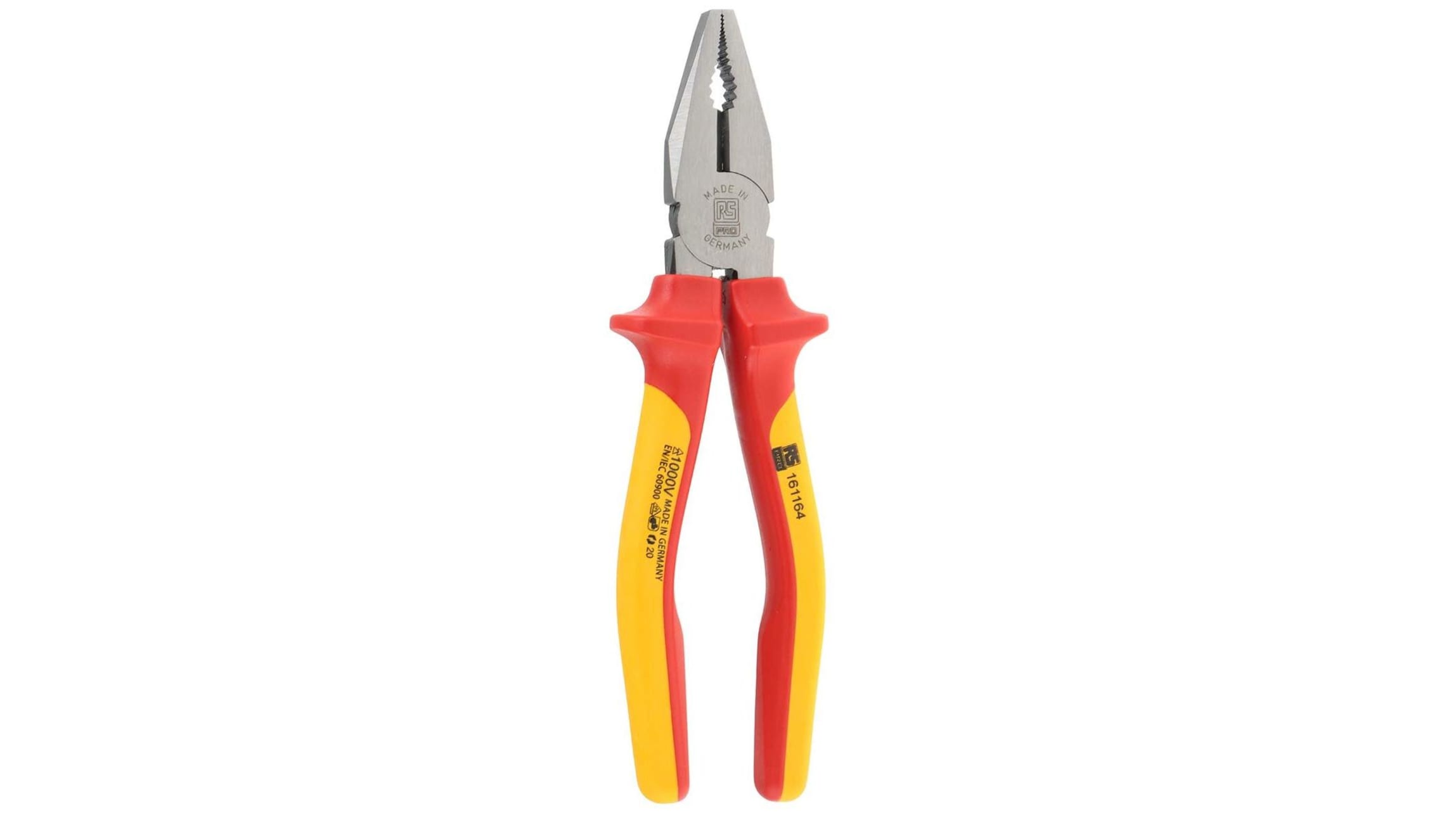 Knipex Alicates de boca redonda y plana (Largo: 200 mm, Largo, Con corte,  Funda de varios componentes)