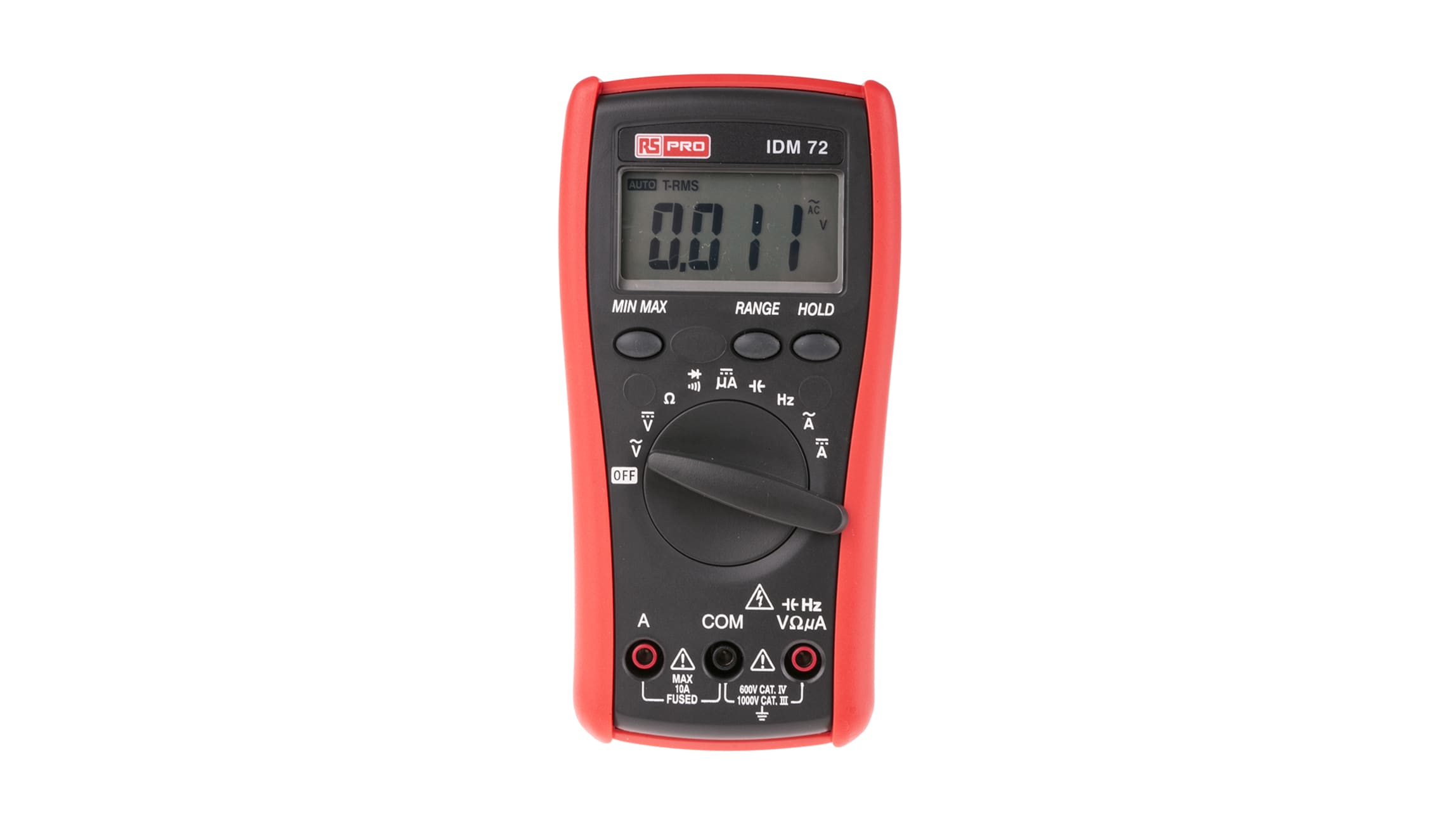 Metrix MTX203 Handheld Digital Multimeter, True RMS, 10A ac Max, 10A dc  Max, 750V ac Max - RS Calibrated