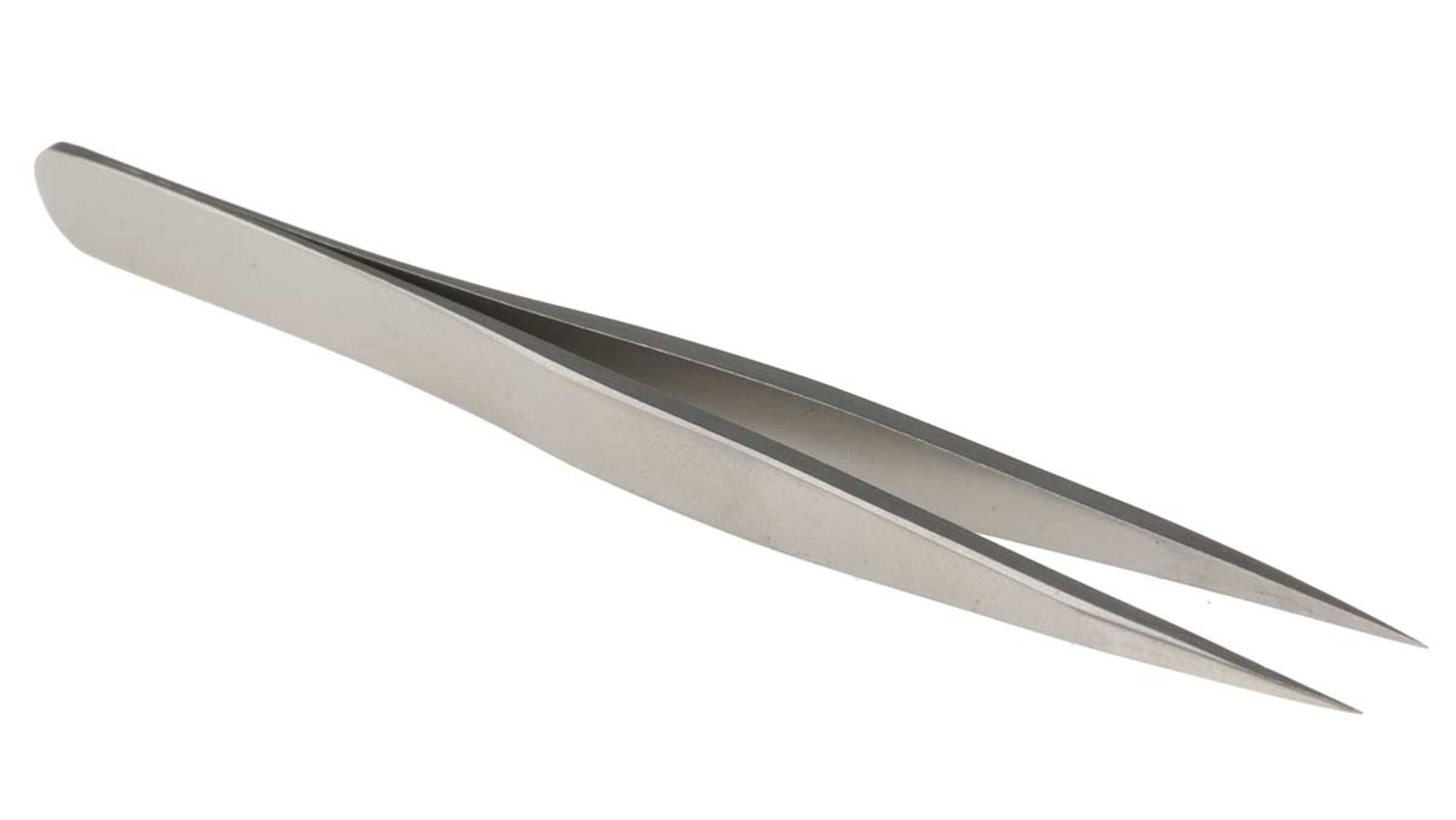 RS PRO 90 mm, Stainless Steel, Tweezers