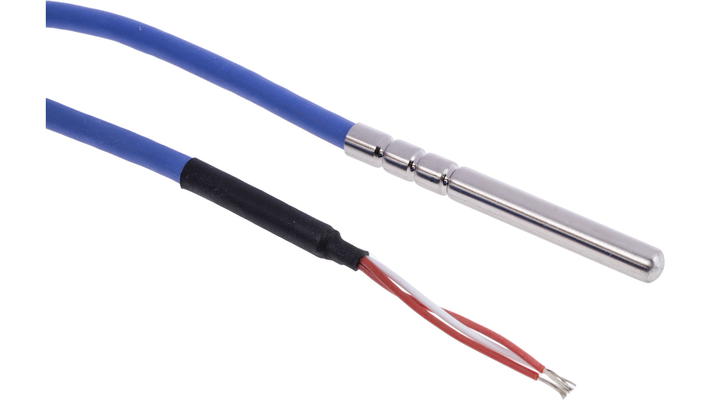 RS PRO Type Pt100 stål, følerlængde: 60mm, 2.5m kabel, -20°C til +200°C | RS