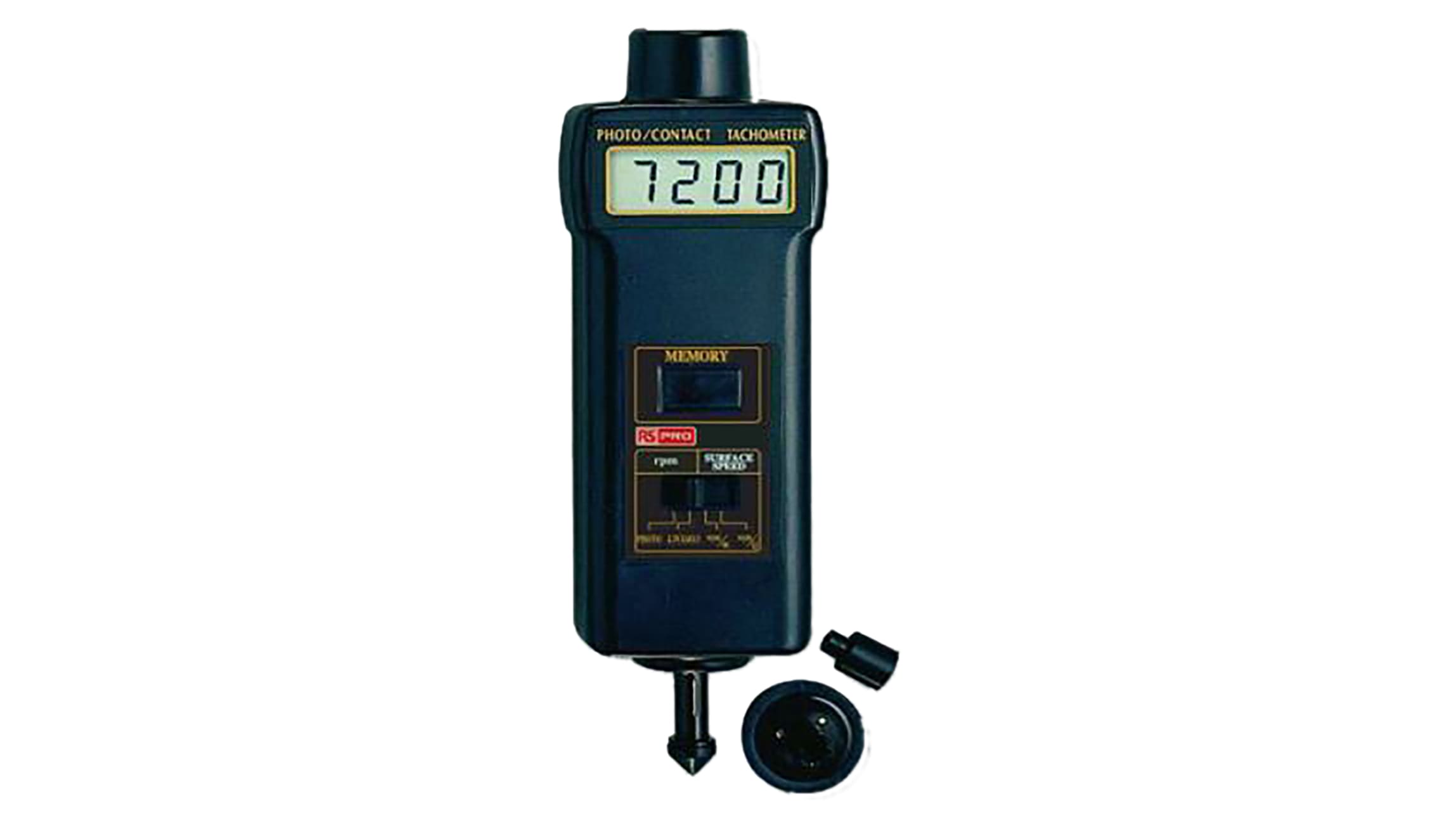 RS PRO LCD Tachometer ±0 ISO-kalibriert