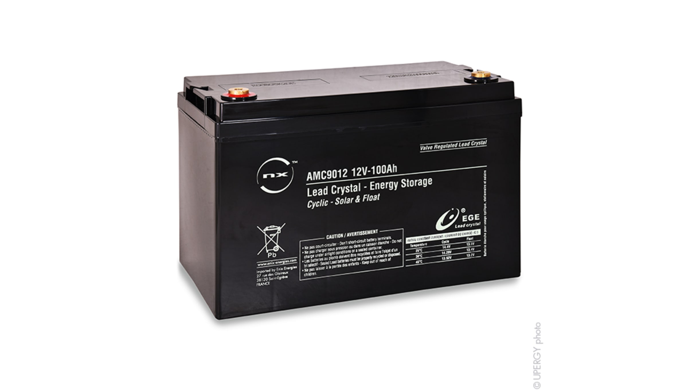 Enix - Batterie 12V-12Ah - Batteries solaires - Rue du Commerce