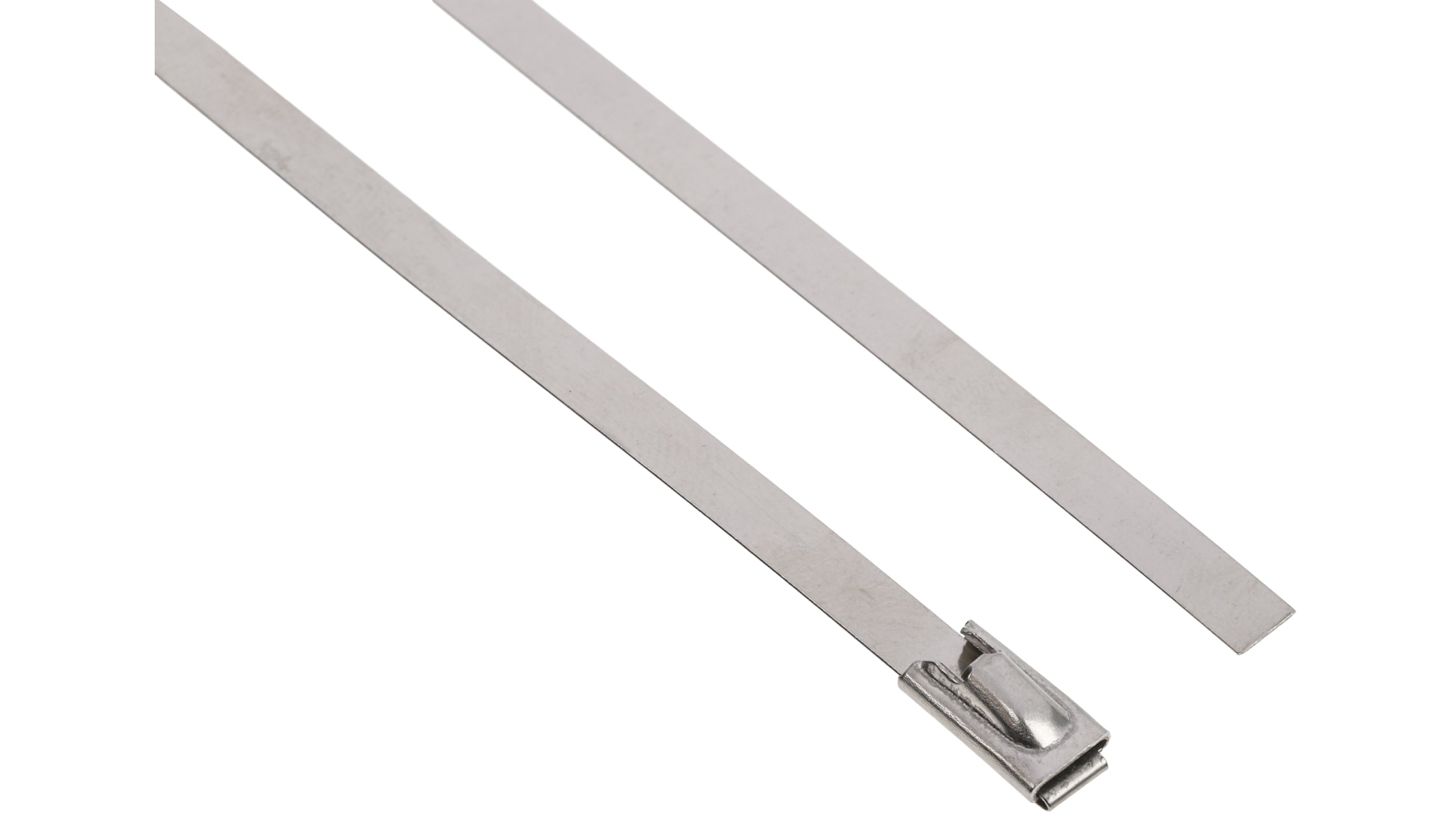 RS PRO Edelstahl mit Polyesterbeschichtung Kabelbinder Leiter