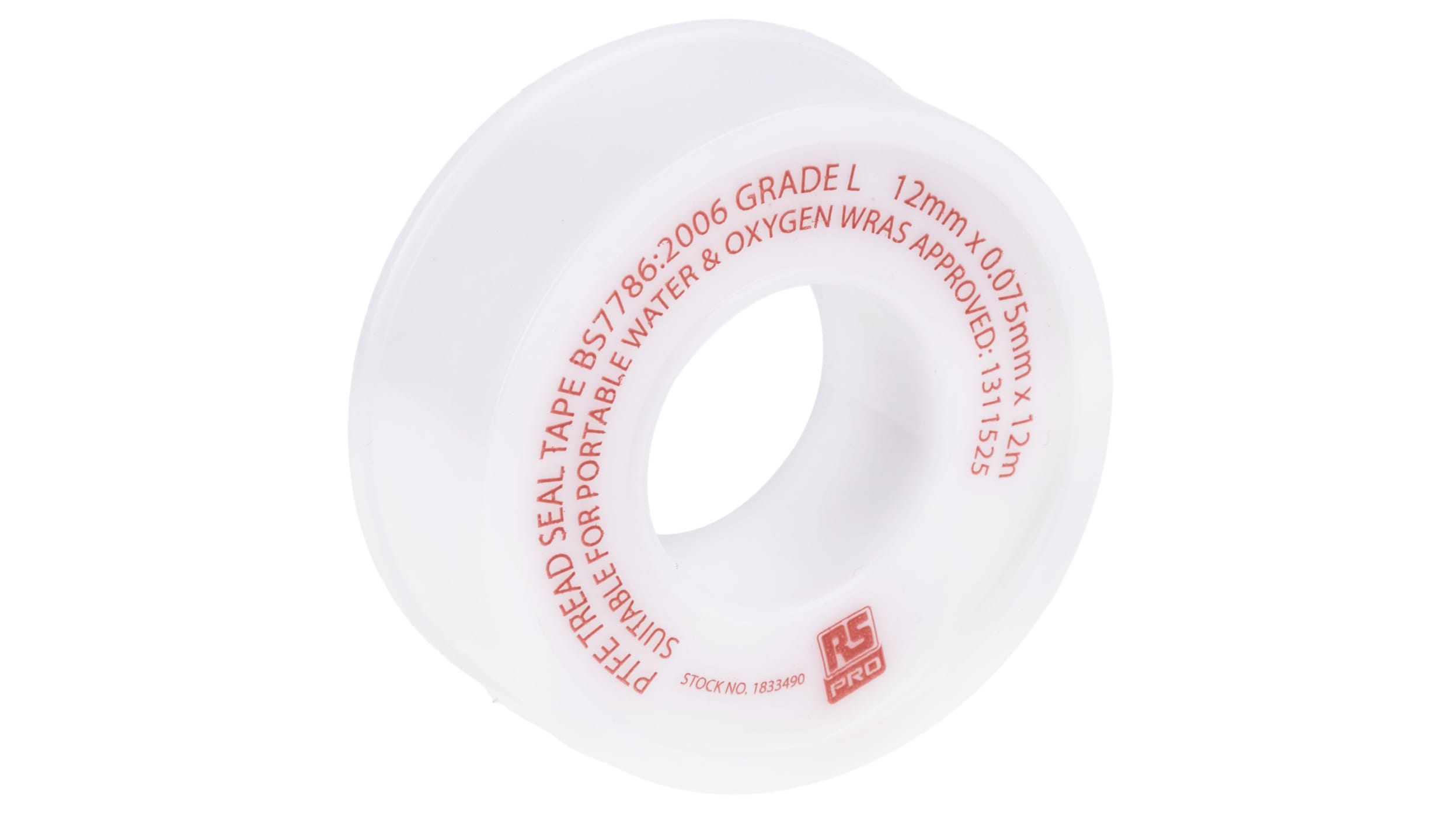 Low Density PTFE Tape Roll 1/2 in. x 520 in. - AndyMark, Inc