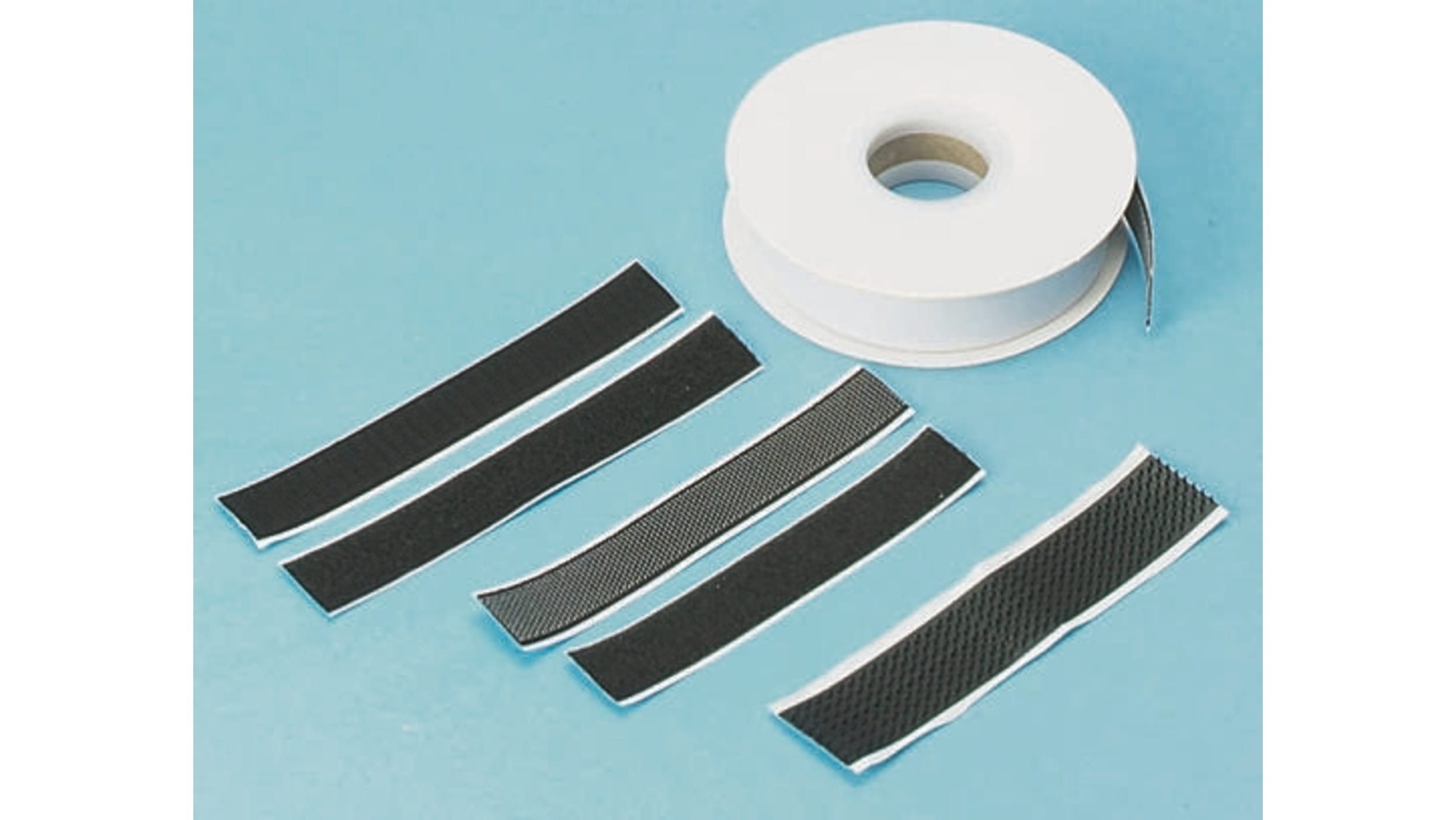 EB85020330114286, Velcro Black Hook & Loop Tape, 20mm x 5m