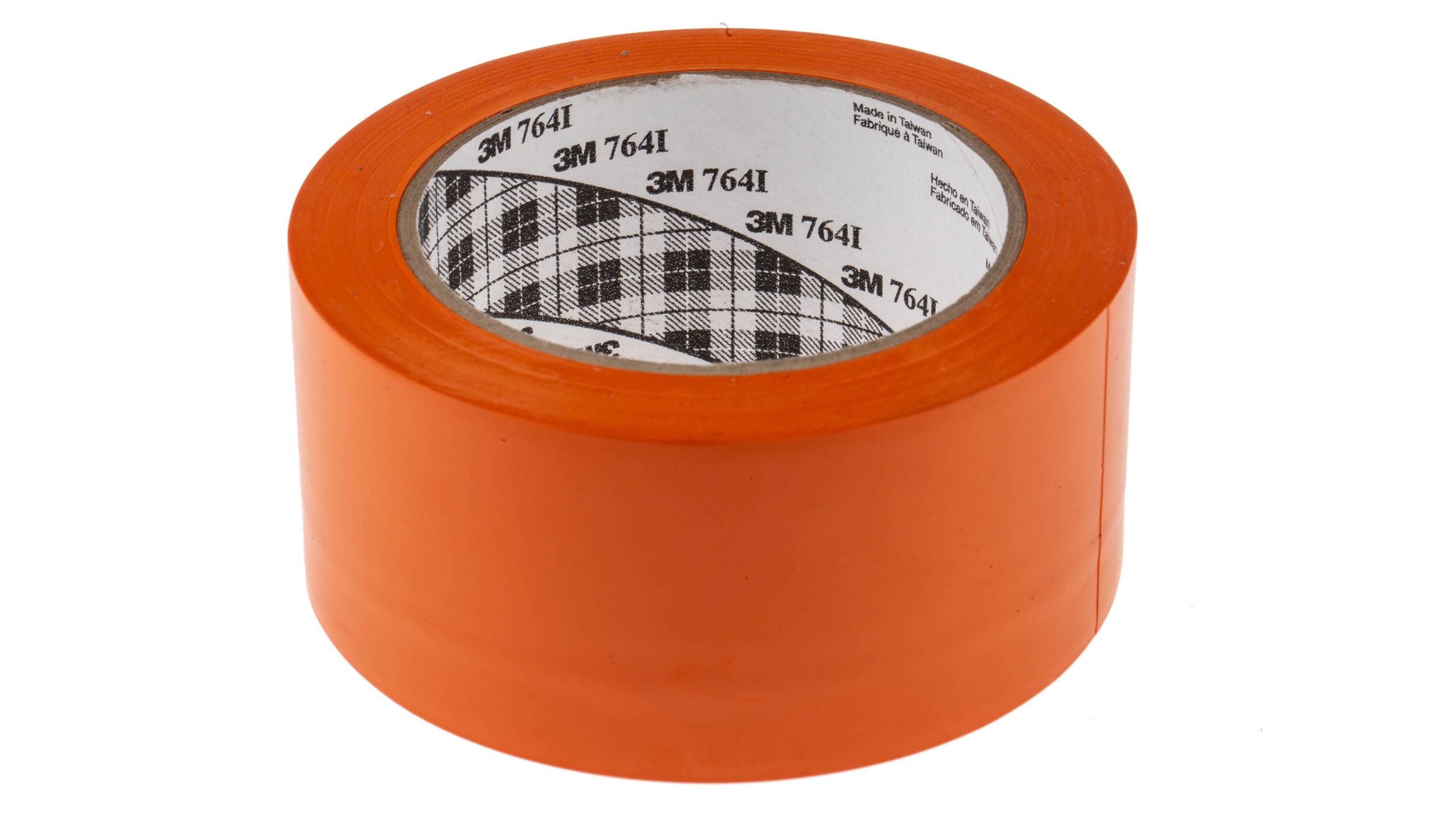 レーンマーキングテープ 3M オレンジ ビニール, 50mm x 33m