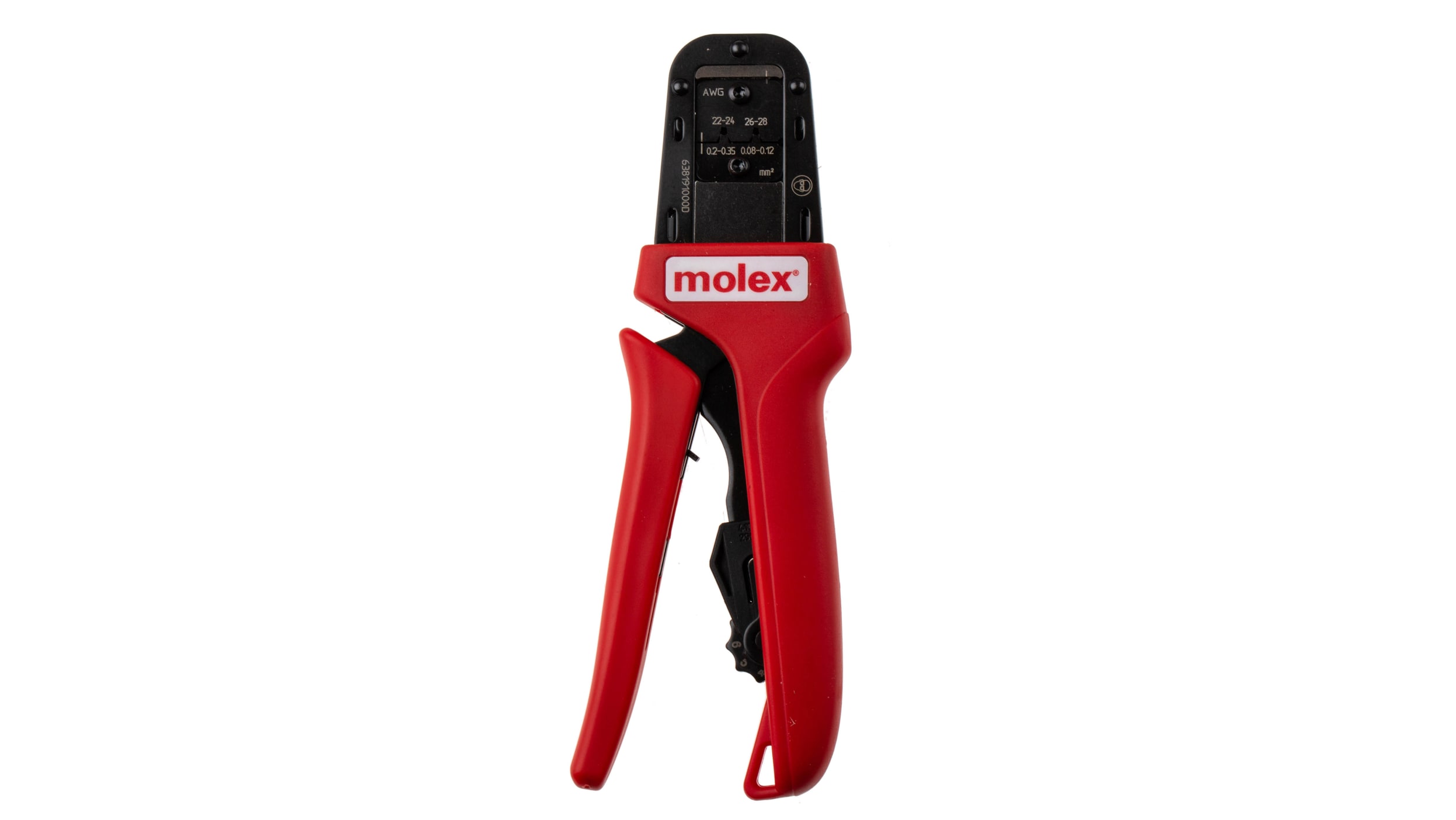 63819 1000 Molex PremiumGrade Hand Ratcheting Crimp Tool for