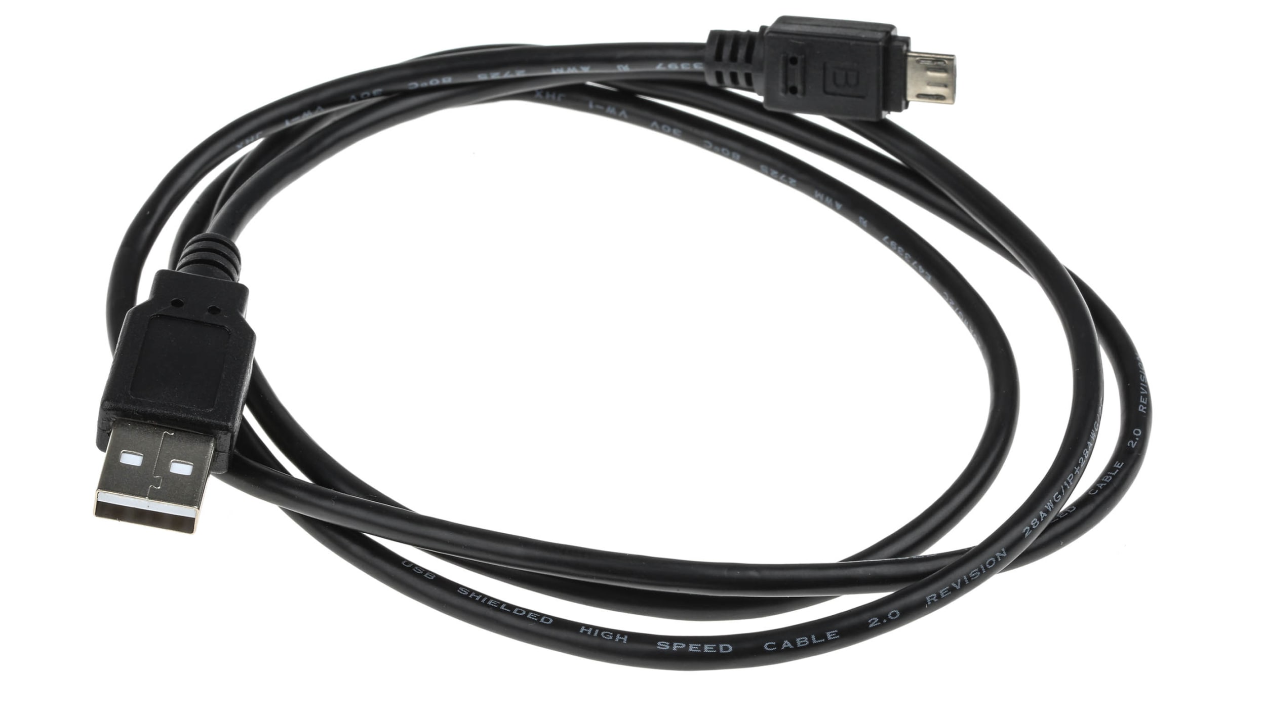 conecto cable USB 2.0, conector USB A a USB B, negro, 1,80 m : :  Informática