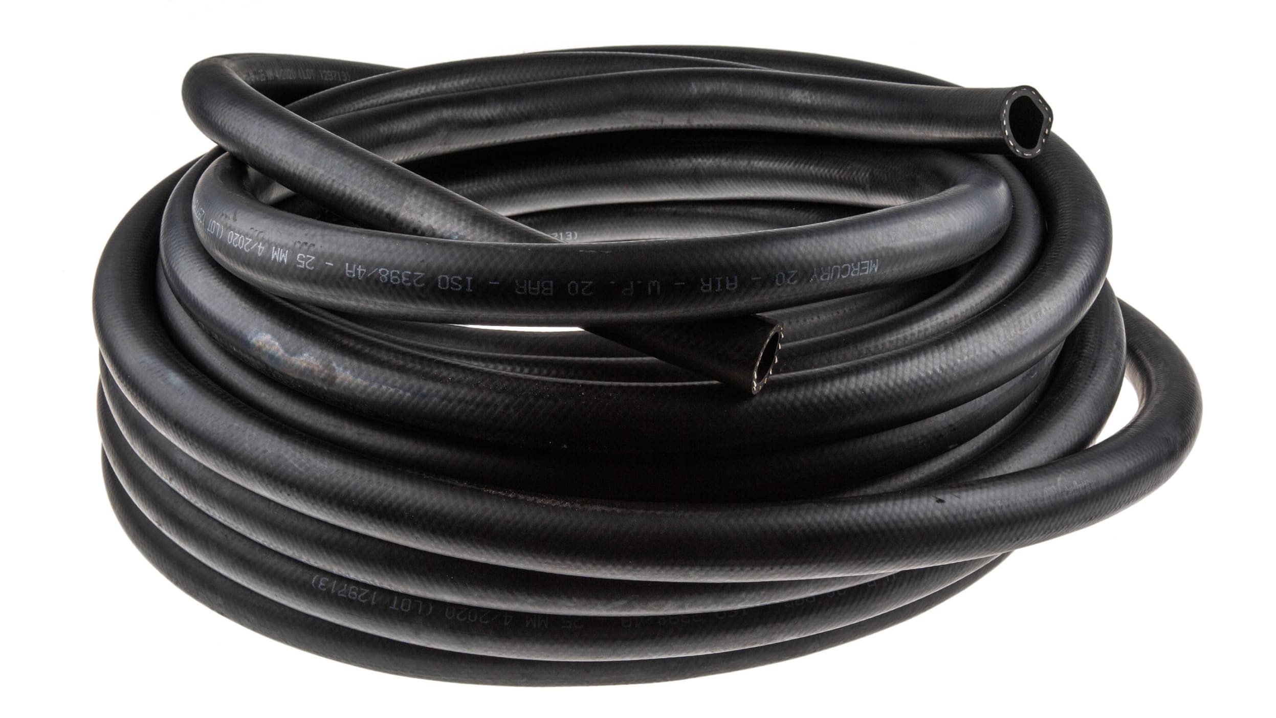 RS PRO Hose Pipe, NBR, 25mm ID, 36mm OD, Black, 25m