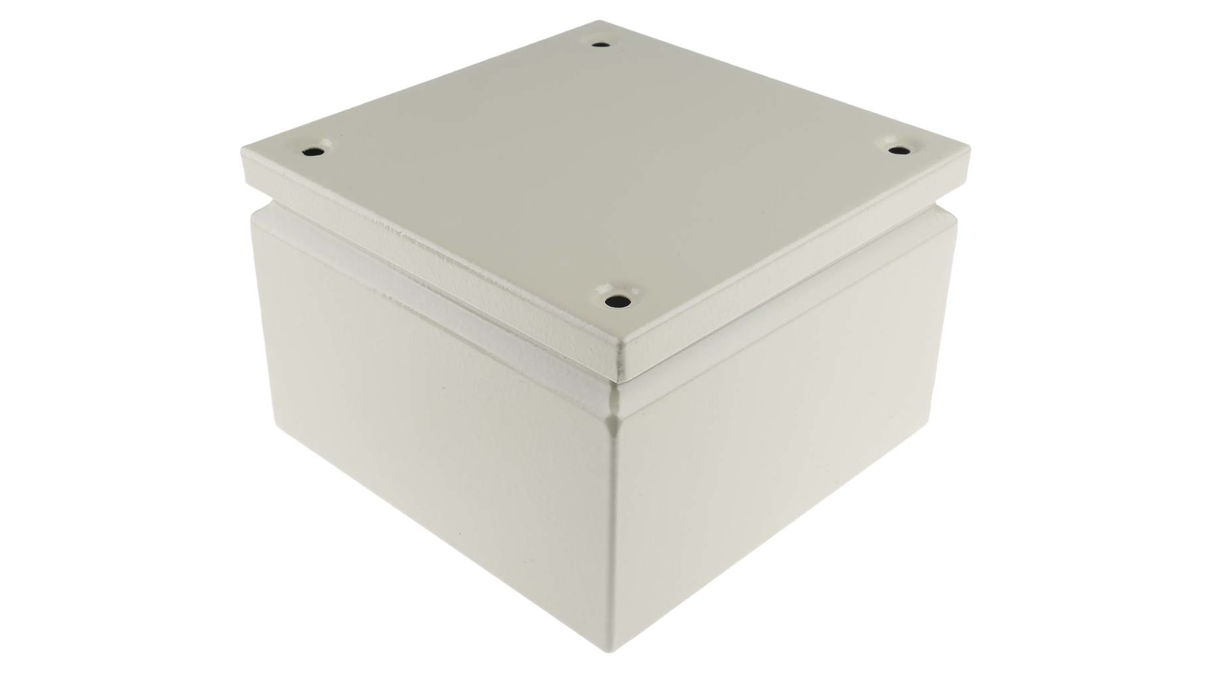 RS PRO Grey Steel Junction Box, IP66, 200 x 200 x 120mm RS