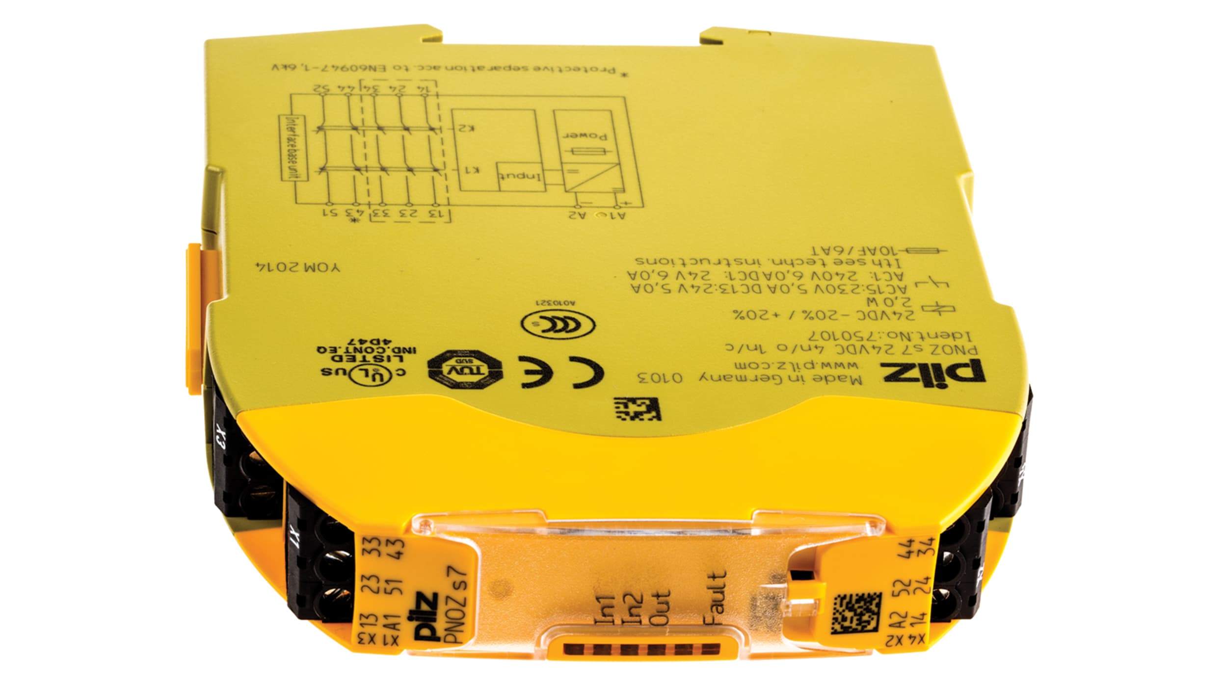 750107 | Pilz PNOZsigma Series Output Module, 0 Inputs, 5 Outputs 