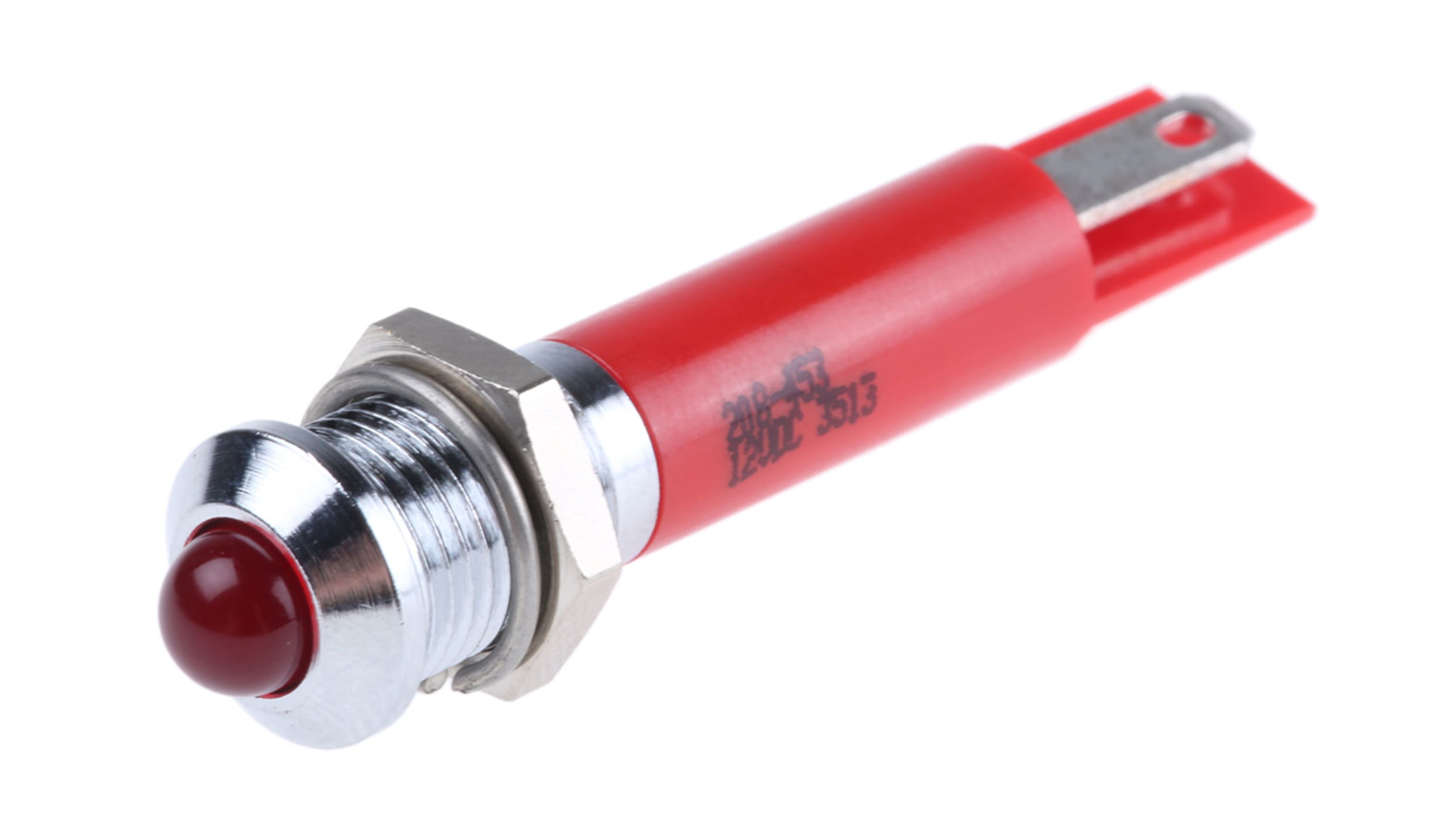 Voyant LED clignotante Rouge RS PRO, dia. 12mm, 12V cc