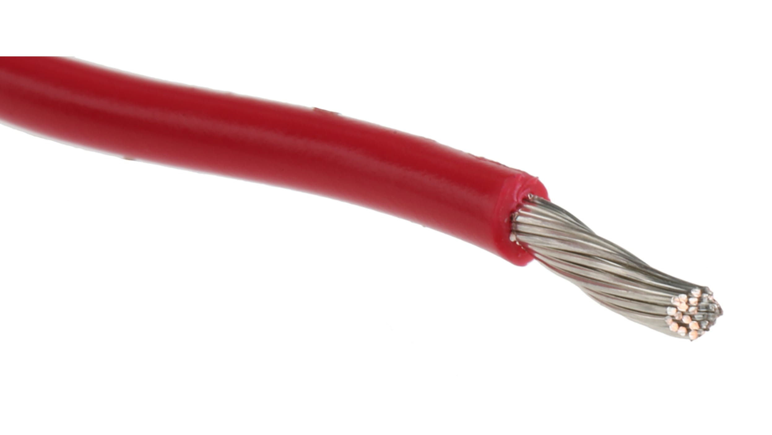 3053 RD005, Alpha Wire Premium Series Red 0.52 mm² Hook Up Wire, 20 AWG,  10/0.25 mm, 30m, PVC Insulation