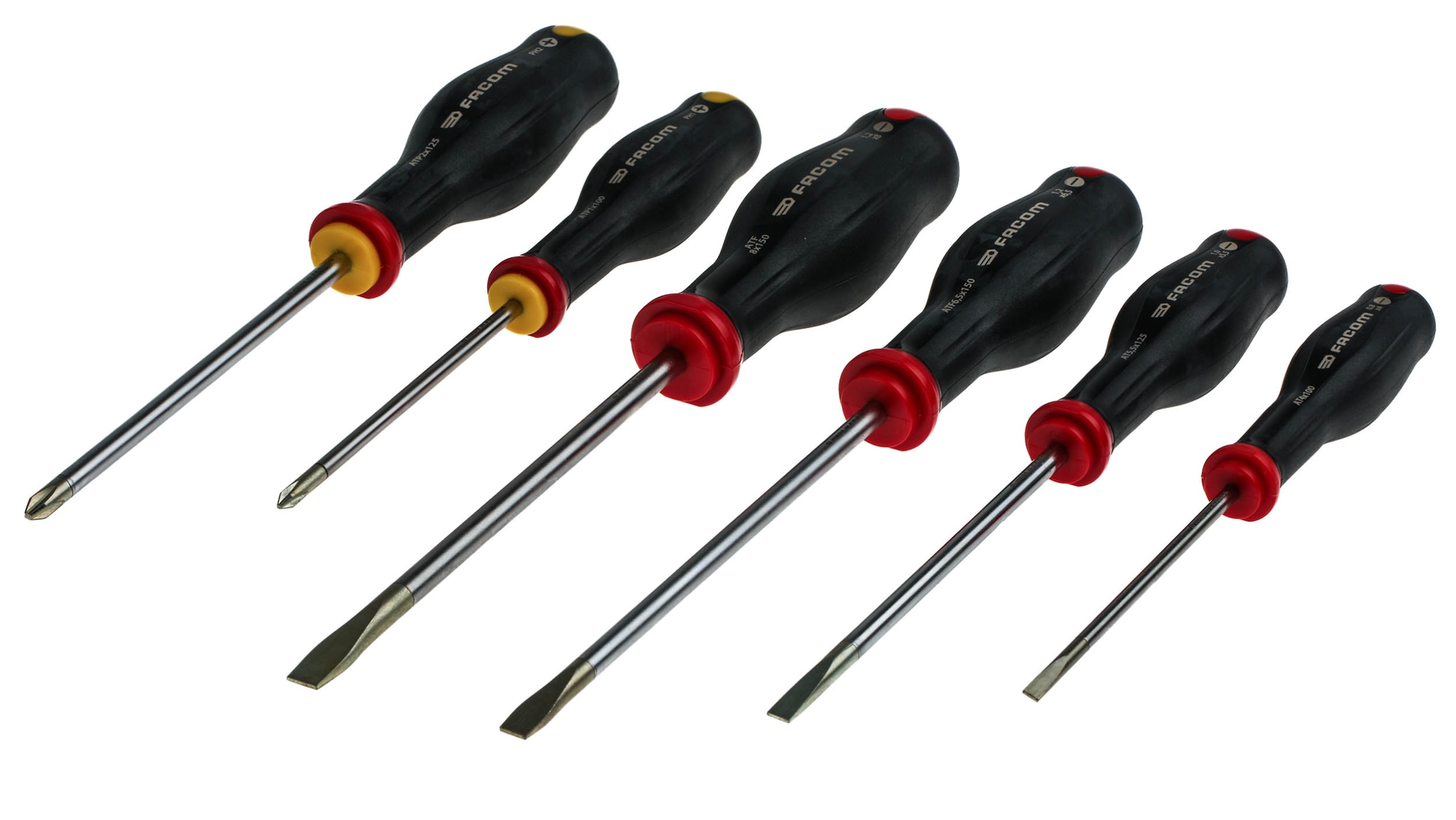 Facom Phillips; Slotted Screwdriver Set, 6-Piece RS