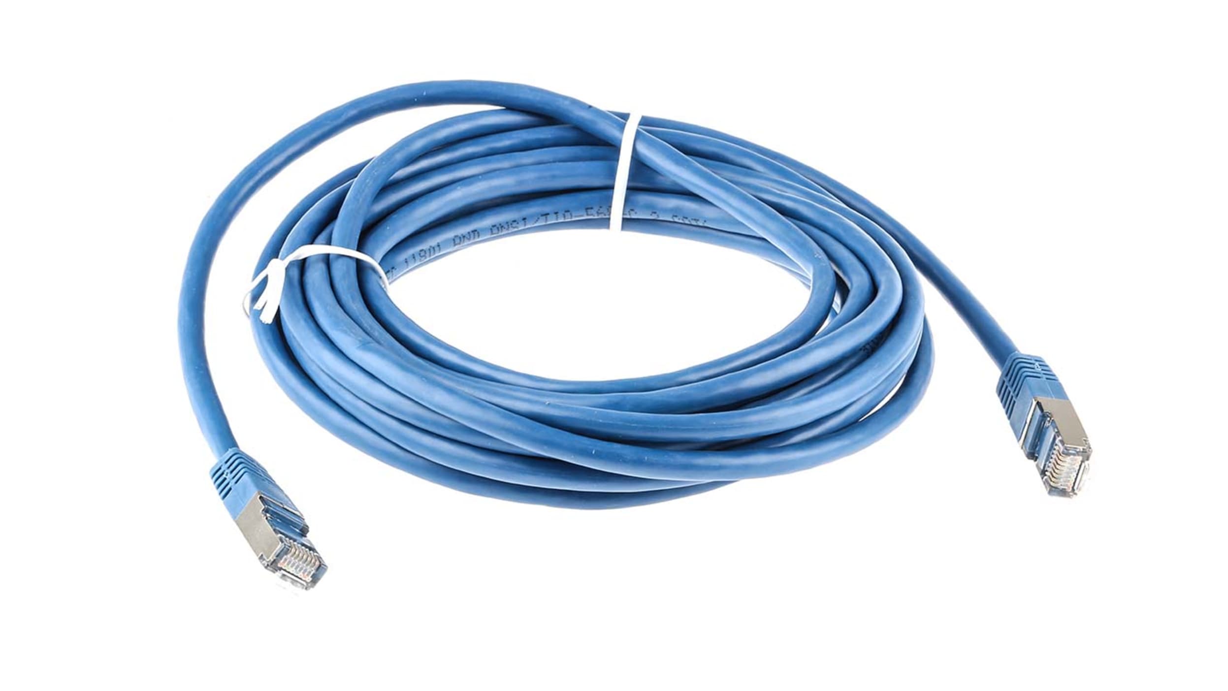 RS PRO Cat6 Male RJ45 to Male RJ45 Ethernet Cable, S/FTP, Blue PVC Sheath,  5m