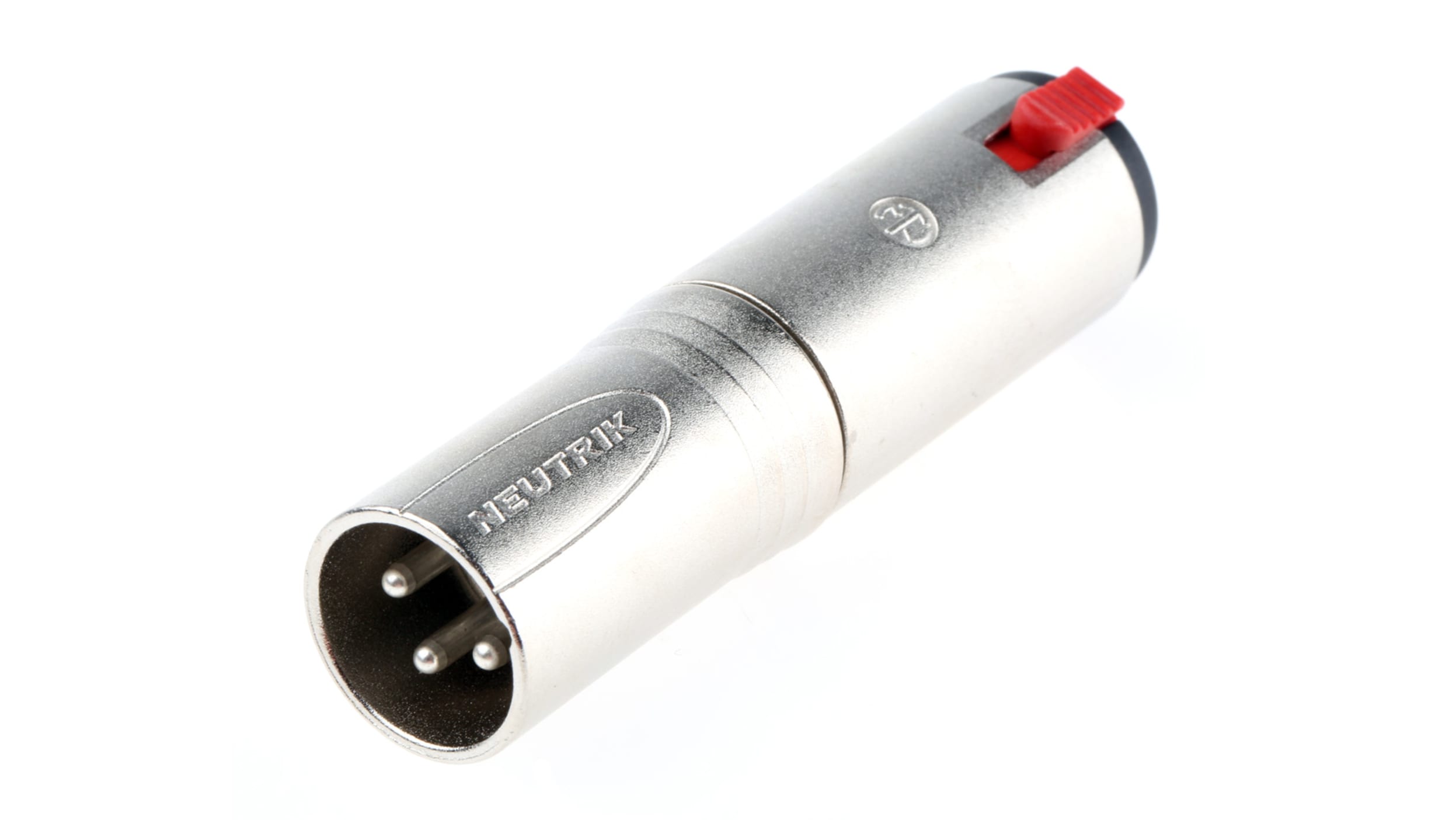 Neutrik NA3 mJ Adaptateur XLR-Jack XLR mâle-Jack femelle